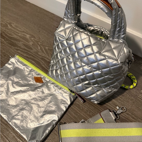 MZ WALLACE x BeEyeConic Silver Mini Metro (Limited Edition) - Picture 3 of 9